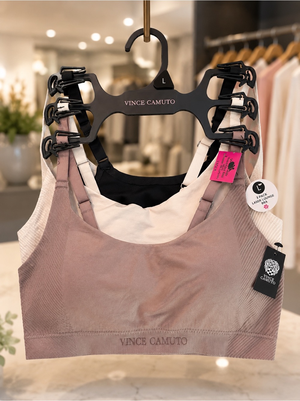 🌙✨🆕🏷️ Vince Camuto 3-Pack Seamless Comfort Bras Size L